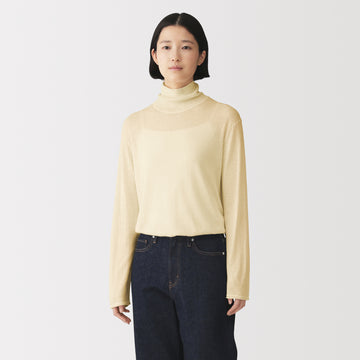 Soy Blend Sheer Sweater MUJI