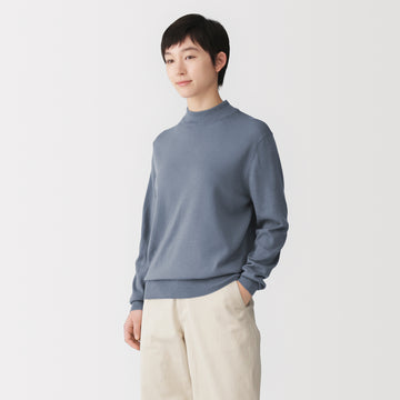 Wool Mockneck Sweater MUJI