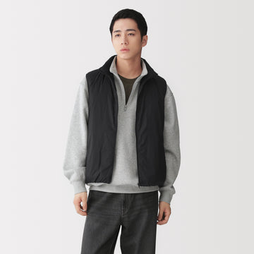 Lightweight Down Stand Collar Vest MUJI