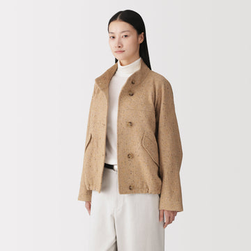 Labo Wool Blend Short Blouson MUJI