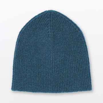 Labo Cashmere Mix Knit Beanie Smoky Blue MUJI