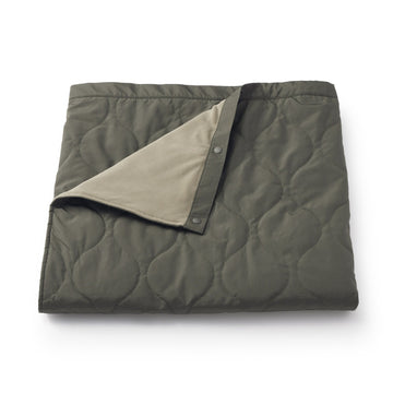 3-Way Blanket with Pocket Green MUJI