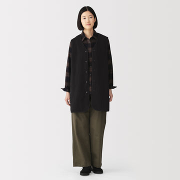 Fleece Long Vest MUJI