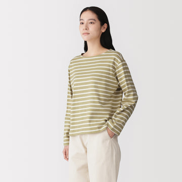 Heavyweight Cotton Boatneck T-Shirt