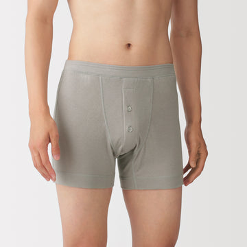 Lyocell Double Knit Front Open Boxer Briefs MUJI