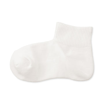 Pile Short Socks Off White MUJI