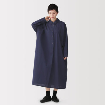 Cotton Straight Shirt Dress