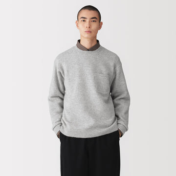 Labo Cashmere Blend Crewneck Sweater MUJI