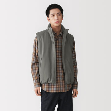 Padded Stand Collar Vest MUJI