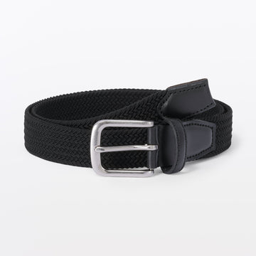 Free Size Stretch Belt Black MUJI