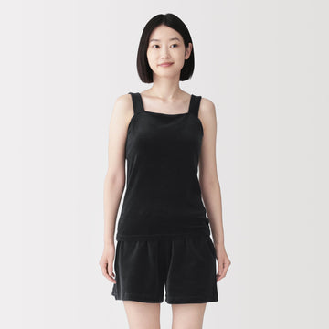 Cotton Velour Bra Tank Top MUJI