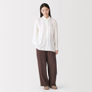 Rayon Blend Easy Pants MUJI