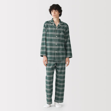 Side Seamless Flannel Pajamas MUJI