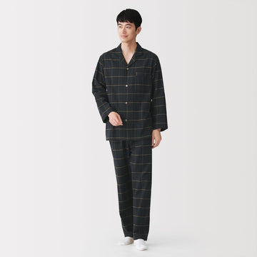 Side Seamless Flannel Pajamas MUJI