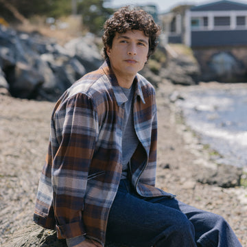 Flannel Zip Blouson MUJI