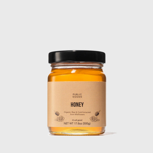 Organic Wildflower Raw Honey Public Goods