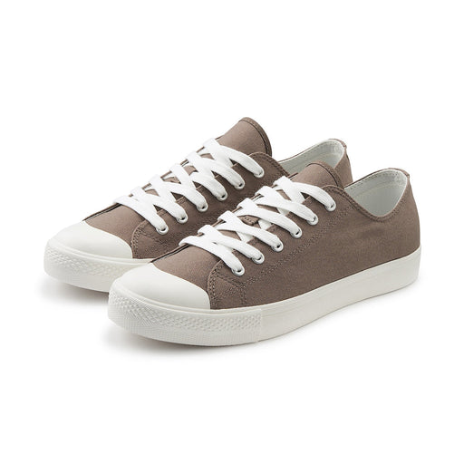 Water Repellent Cushioned Sneakers with Laces Mocha Brown MUJI