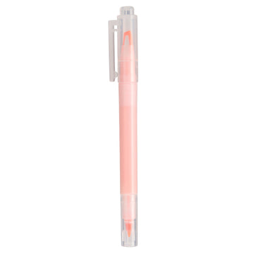 Clear Tip Double Ended Highlighter Orange MUJI