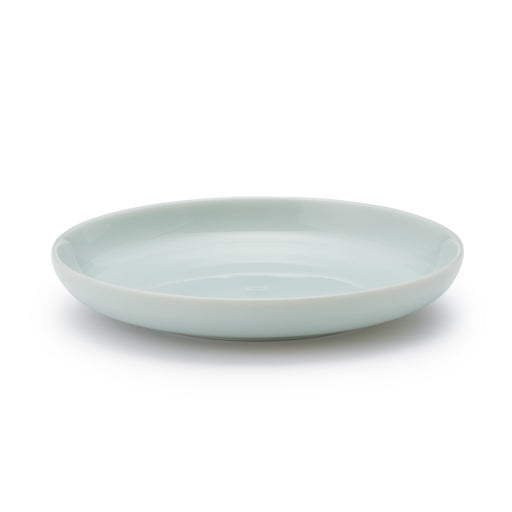 Blue White Porcelain Round Dish 5.3" x 0.8" Found MUJI