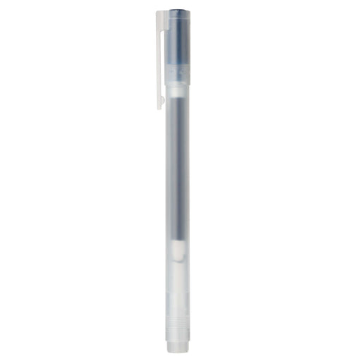 Gel Ink Cap Type Ballpoint Pen 0.7mm Blue Black MUJI
