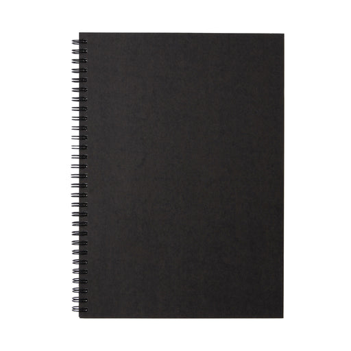 Recycled Paper Double Ringed Plain Notebook B5 Dark Gray MUJI