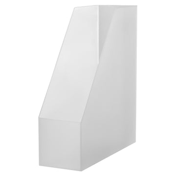 Polypropylene Magazine File Holder Clear Width 3.9" MUJI
