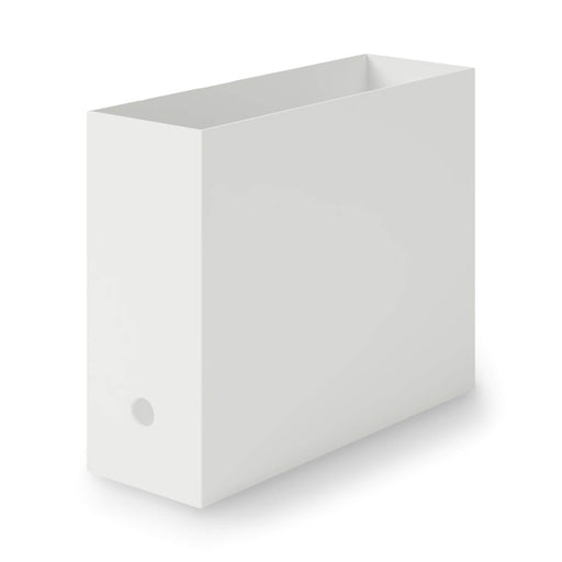Polypropylene File Box White Gray MUJI