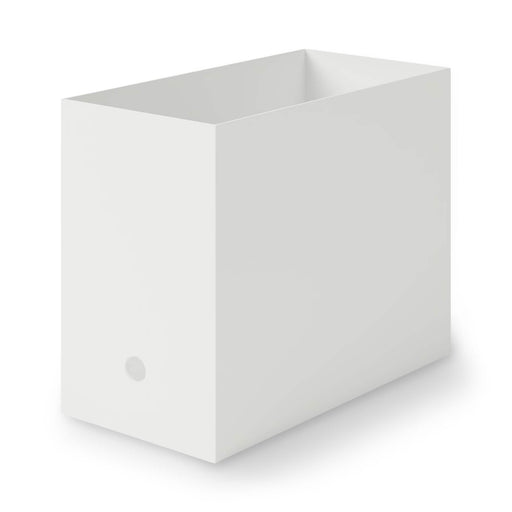 Polypropylene File Box - Wide White Gray MUJI