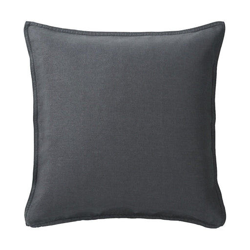 Linen Cushion Cover Charcoal Gray MUJI