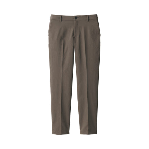 Women's Water Repellent Stretch Tuck Tapered Pants Mocha Brown MUJI
