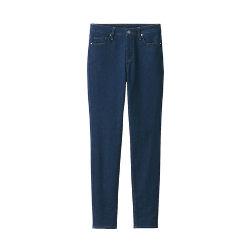 Women's Super Stretch Denim Skinny Pants Blue (L 30inch / 75cm) Blue MUJI