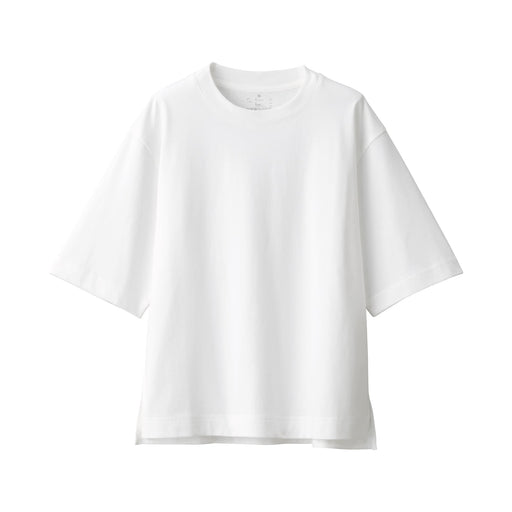 Women's Cool Touch Wide Short Sleeve T-Shirt White MUJI