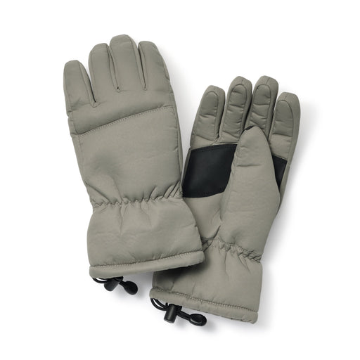 Water Resistant Gloves Grayish Brown MUJI