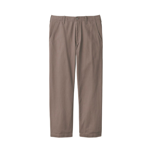 Men's Slub Yarn Chino Regular Pants (L 30inch / 76cm) MUJI