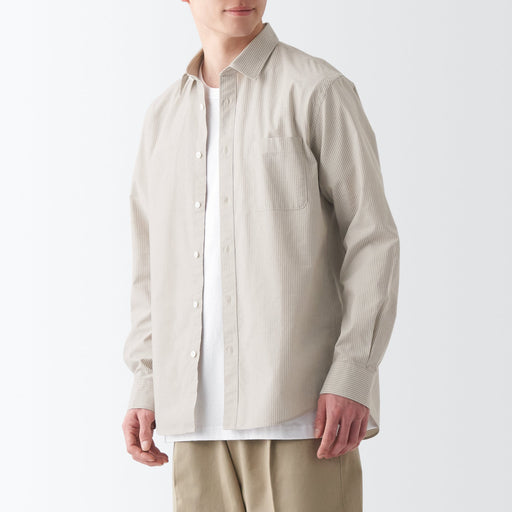 Men's Broad Patterned Shirt MUJI