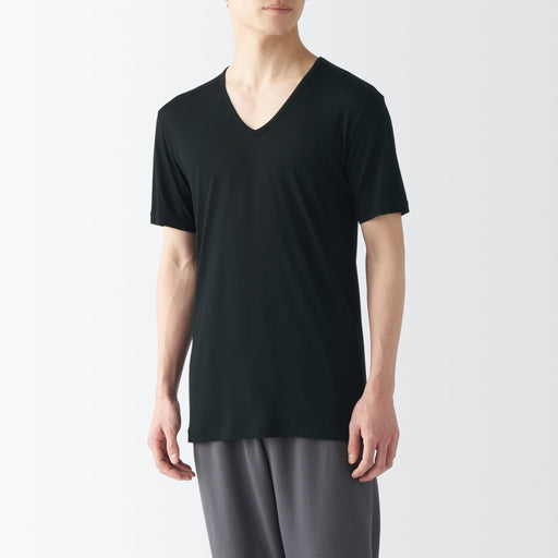 Men's Cool Touch Smooth V-Neck Short Sleeve T-Shirt MUJI