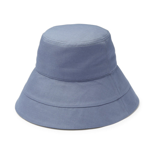 Lyocell Linen Capeline Hat Smoky Blue MUJI