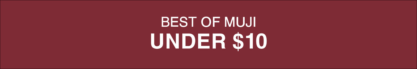 Best Of MUJI Under $10