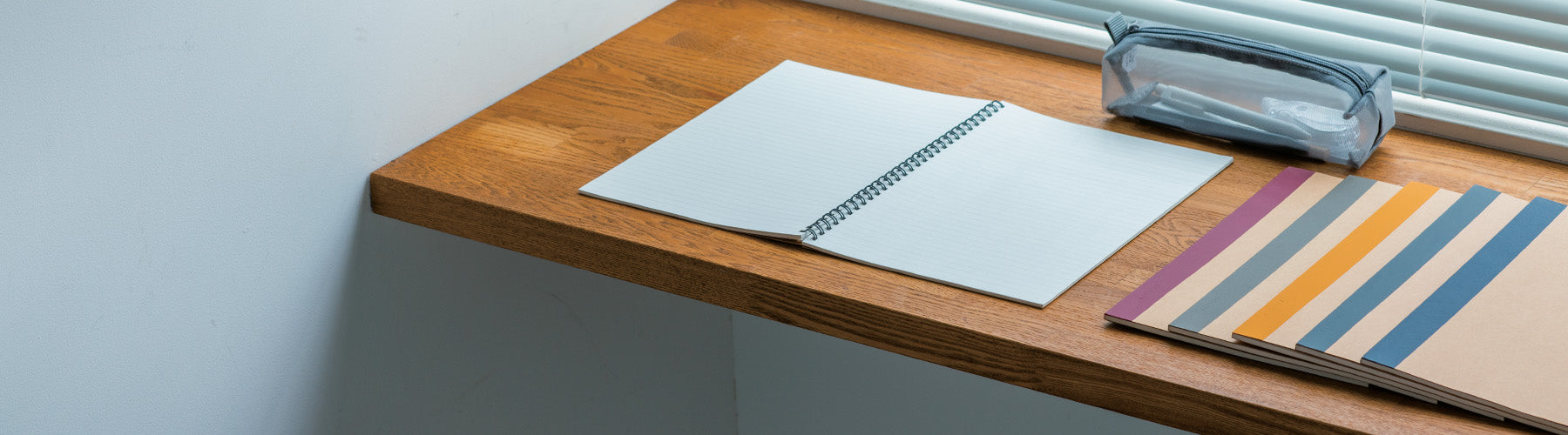 Paper Goods-Notebooks on desk