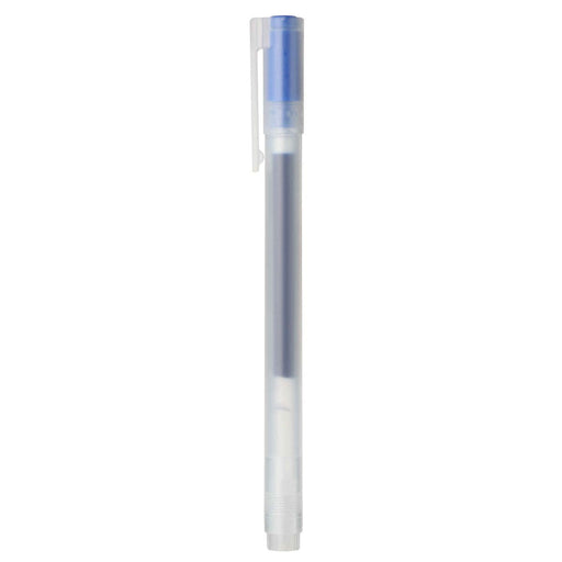 Gel Ink Ballpoint Cap Type Pen 0.38 mm Blue MUJI