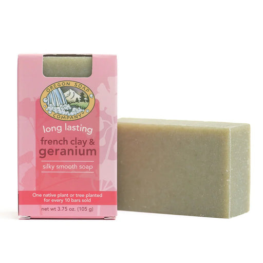 #26SS - French Clay & Geranium Bar Soap Oregon Soap Company