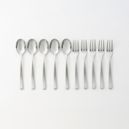 IDÉE Jasper Morrison Tea Spoon/Cake Fork 10 Piece Set IDEE