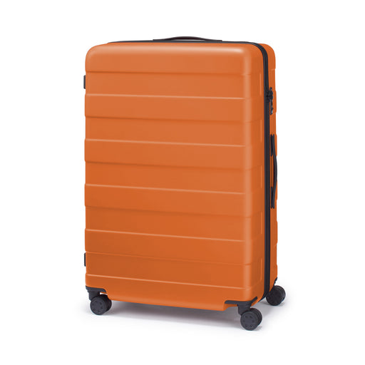 Adjustable Handle Hard Shell Suitcase 75L - Smoky Orange | Check-In MUJI