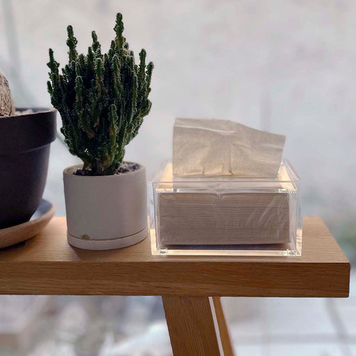 Acrylic Tabletop Item Tissue Box MUJI