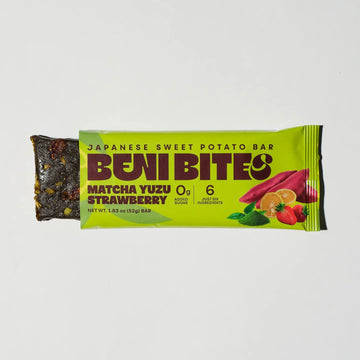 BENI BITES Sweet Potato Energy Bar - Matcha Yuzu Strawberry BENI BITES