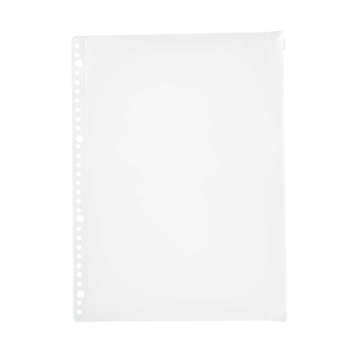 muji card binder Polypropylene Holder Side Opening 30 pockets It has a small pocket on the back cover. EVA Binder Case with Zipper