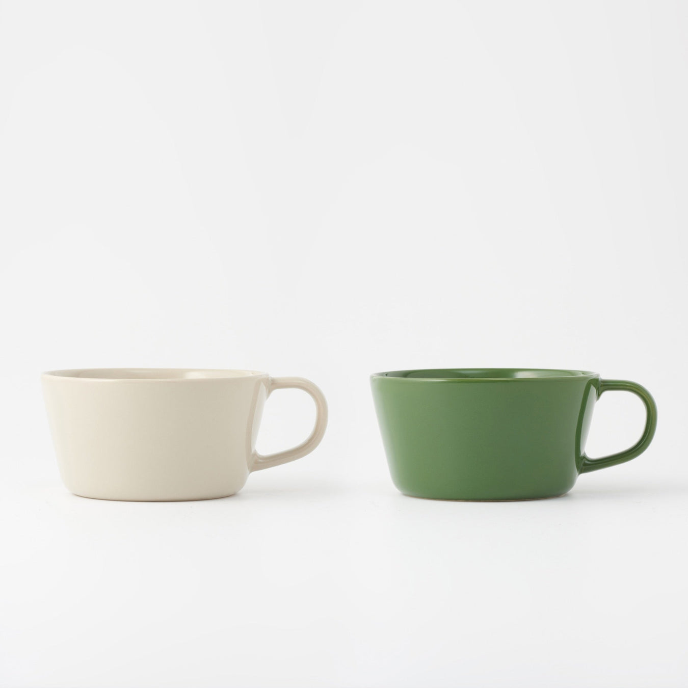 Stoneware Cereal Mug Cup - Green MUJI