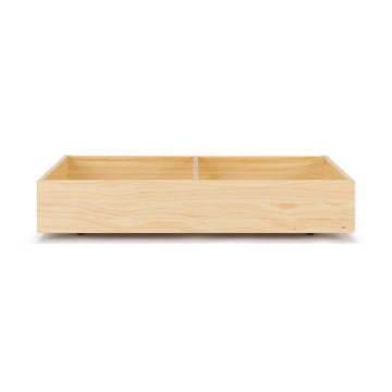 [HD] Pine Wooden Bed Storage Box with Divider MUJI