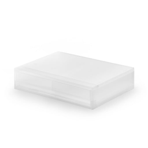 Polypropylene Case 2 Drawer - Wide Flat (W14.5 x D10.2 x H3.5”) MUJI