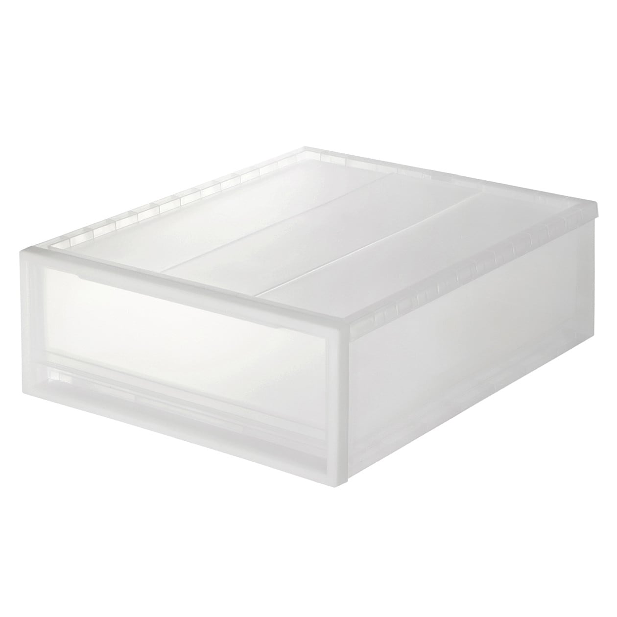 Polypropylene Storage Closet Drawer (W44 x D55 cm) Small (W44 x D55 x H18 cm) MUJI